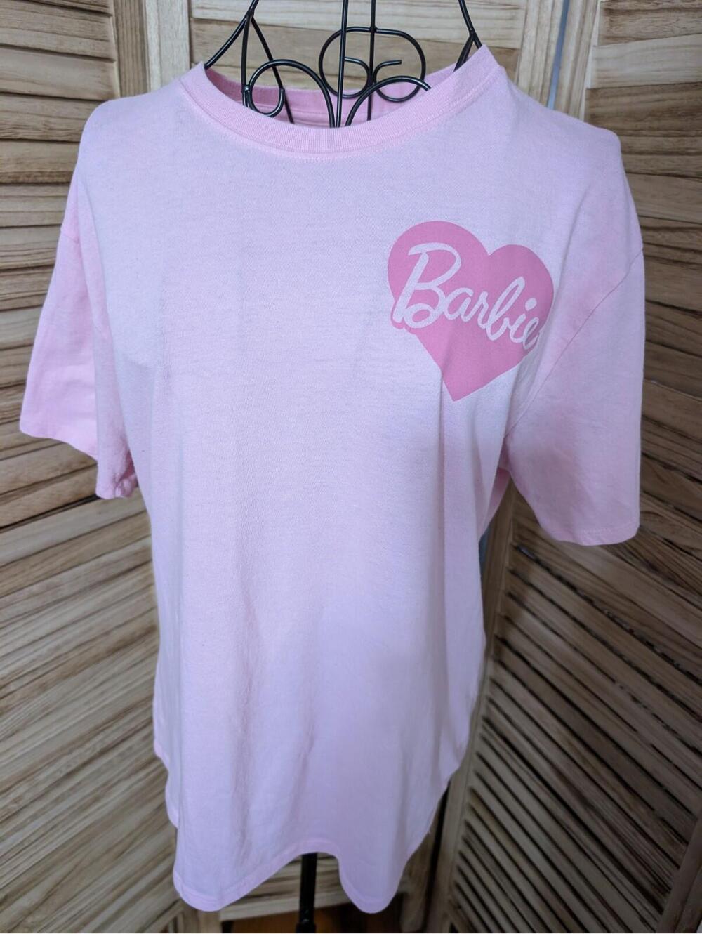 Girls Barbie Pink T-Shirt XL(14)NWT